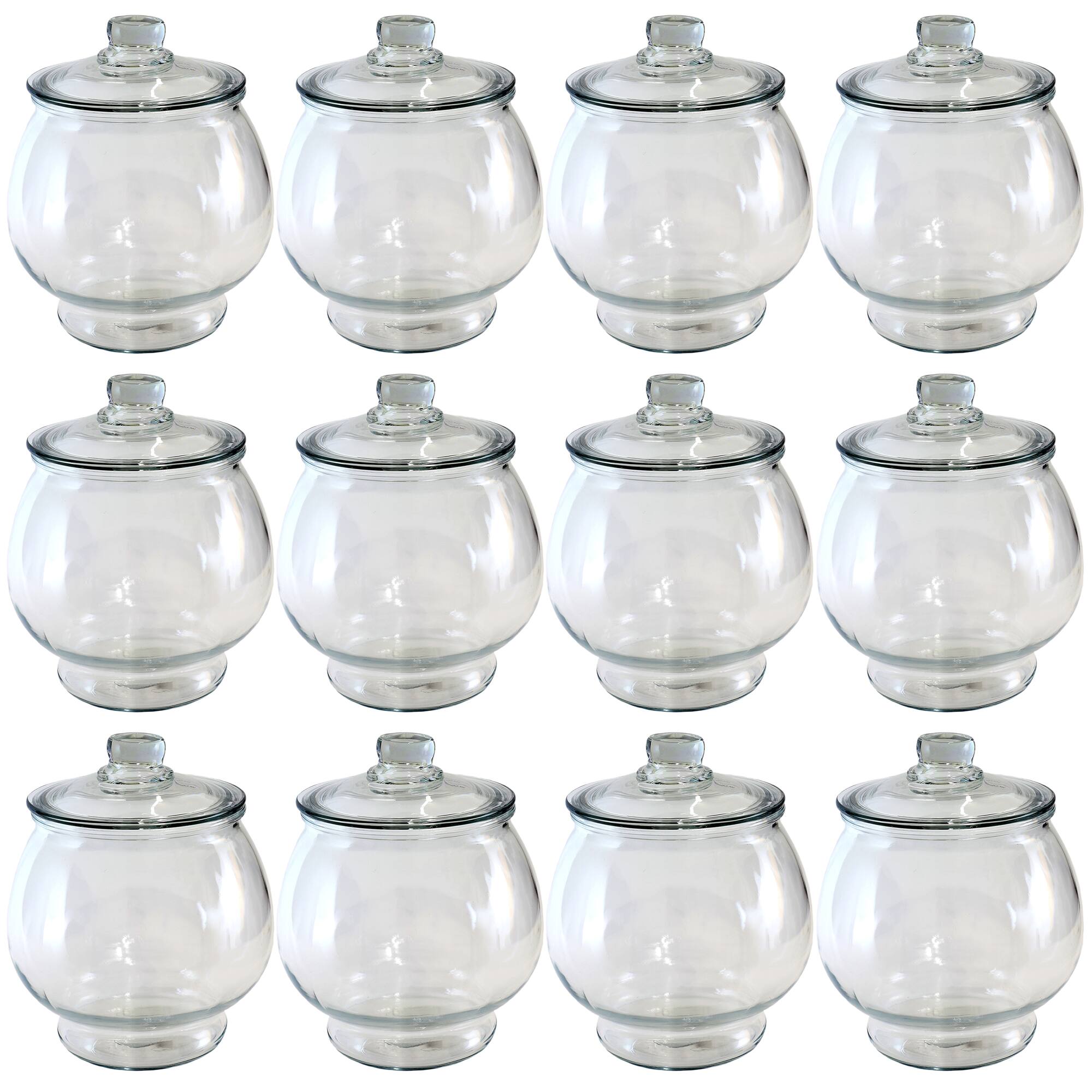 12 Pack: 9" Clear Glass Terrarium by Ashland®